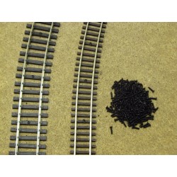 V2/250, Micro screws for fastening of tracks H0, 1,4x6mm, black, roundhead, 250pcs